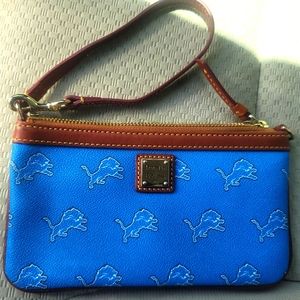 Dooney & Burke Detroit Lions Wristlet
